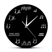 Load image into Gallery viewer, Music Notes Clock