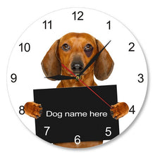 Load image into Gallery viewer, Bad Dog Clock