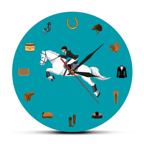 Horse Riding Clock